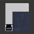 Modern Office Printer With Touchscreen Display And Multi Layer Paper Tray