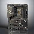 Modern computer motherboard computer motherboard 3d model