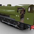 steam locomotive old locomotive steam locomotive 3d model