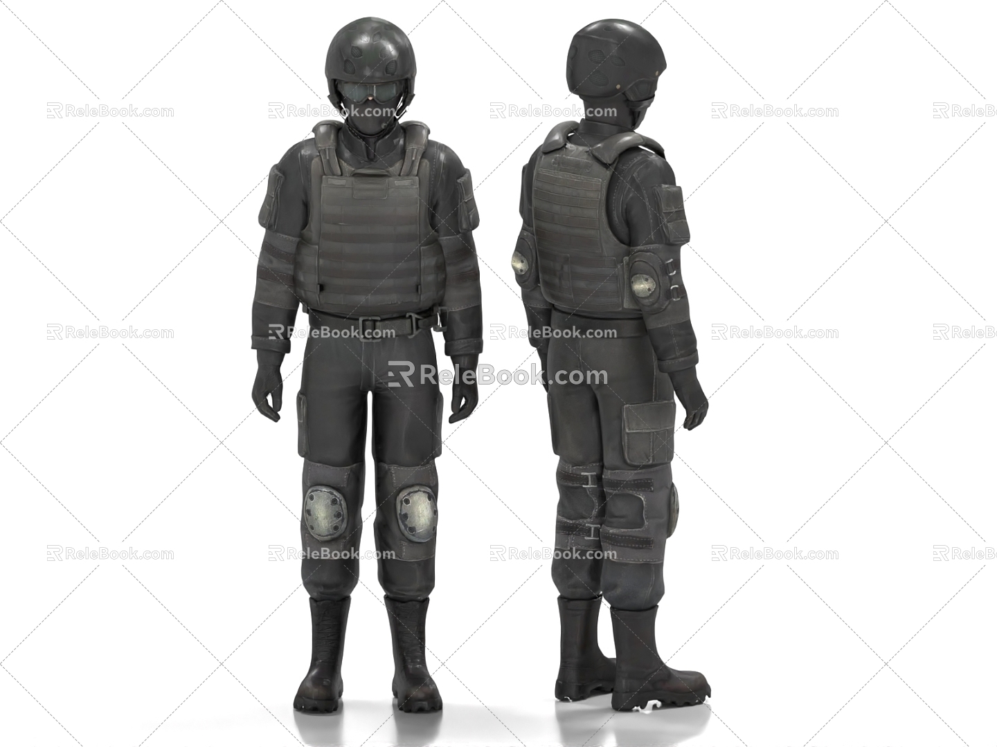 Police Special Service Police Special Police Armed Police 3d model