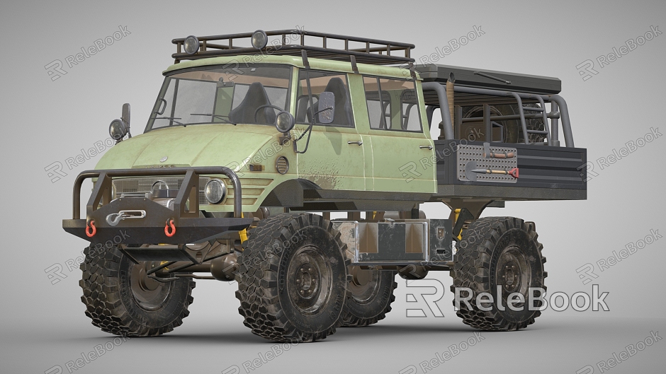 Off-road vehicle military vehicle jeep car truck transporter military truck jeep model