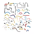 Assorted Colored Electrical Wire Harness Assemblies With Different Shape Connectors