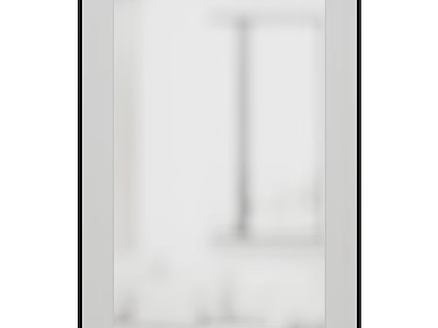 Modern Framed Wall Mirror With Sleek Design For Home Decor And Living Spaces 3d model