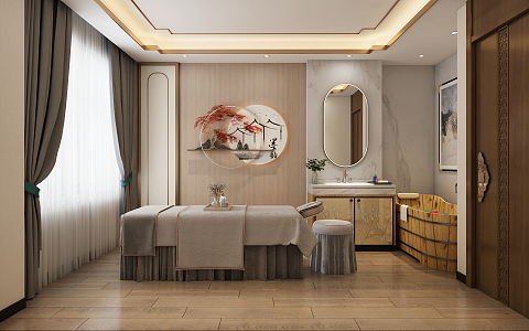 New Chinese SPA 3d model