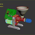 Industrial ZL80 Machine With Stainless Steel Hopper Control Panel And Extruder