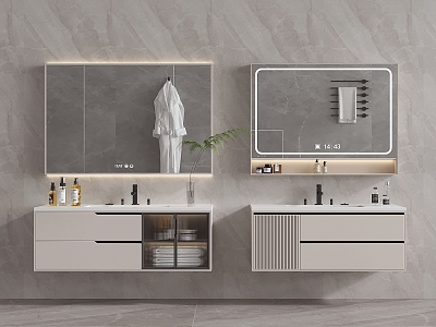 Modern Hanging Bathroom Cabinet Hanging Bathroom Cabinet Washstand Mirror Toiletries model