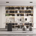 Modern study 3d model