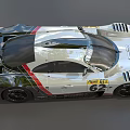 White Race Car With Number 62 Sleek Design Rear Wing And Manthey Sponsorship