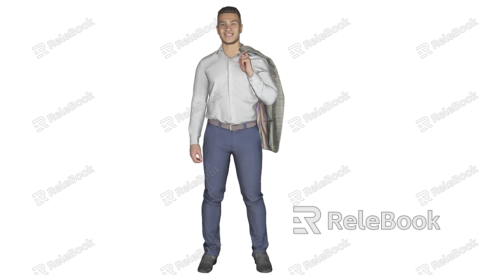 Suit Men Middle-aged Men Business Casual Men model