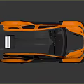 Yellow and Black Modified Car with Sporty Spoiler and Silver Alloy Wheels