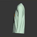 Light Green Long Sleeve V neck T shirt Featuring Off Road Vehicle Graphic Ridez Design