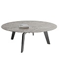 Round coffee table 3d model