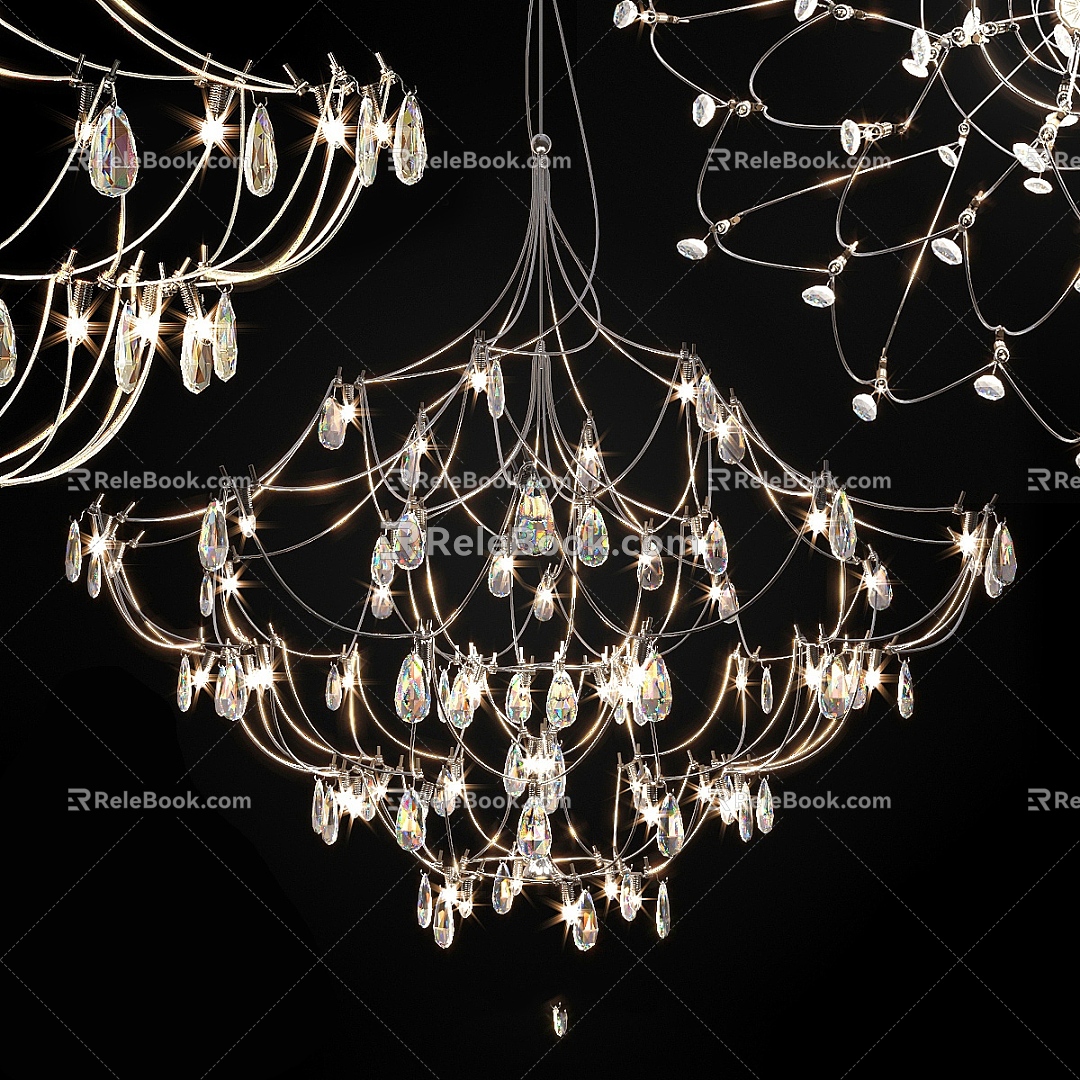 Chandelier lamp chandelier ceiling lamp fashion simple electrical appliances lighting home light bulb model