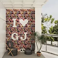 Popular Photo Check in Spot Featuring Photo Wall I Love GJ Design Chair And Plants