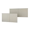 Light Wood Grain Bedroom Wall Panels With Simple Modern Design for Home Interior Decoration