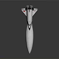 White Space Shuttle Model With Rocket Booster And Red Logo Detailed Display View 3d model