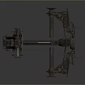 Biomechanical Device With Metal Structure Wheels And Pipes For Creatures