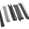Modern Elevator Sightseeing Elevator Shopping Mall Elevator Automatic Escalator 3d model