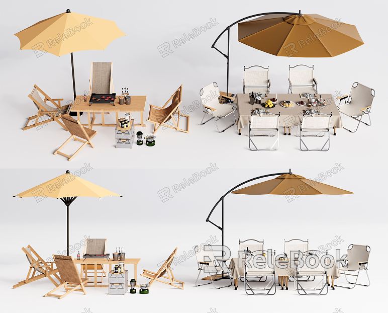 Modern Outdoor Table and Chair Outdoor Table and Chair Camping Table and Chair Folding Chair model