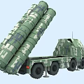 Military Function Vehicle With Camouflage Paint Missile Launch System And Multi Wheel Design
