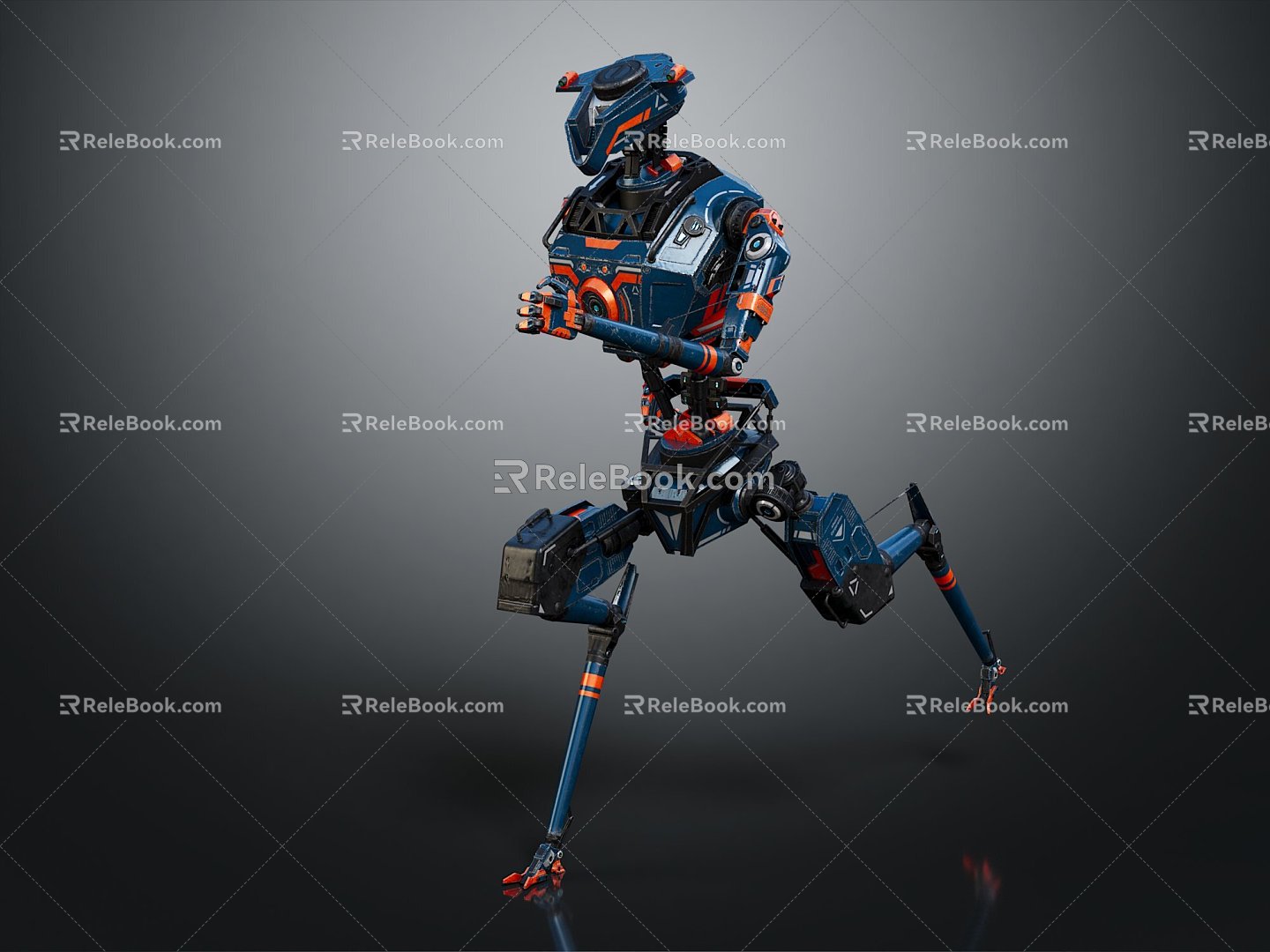 Modern Robot Toys model