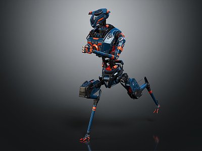 Modern Robot Toys 3d model