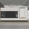 TV background wall 3d model