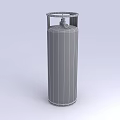 Laboratory Stainless Steel Gas Cylinder With Pressure Gauge For Scientific Research