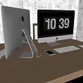 desktop computer all-in-one machine 3d model