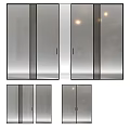 Modern Frosted Glass Door Designs For Home Interior With Various Sizes
