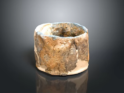 Unique Vintage Decorative Bracelet With Distressed Texture And Handcrafted Design 3d model