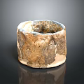 Unique Vintage Decorative Bracelet With Distressed Texture And Handcrafted Design