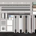 Various Air Conditioner Fans Featuring Wall Mounted And Floor Standing With Multiple Styles And Colors