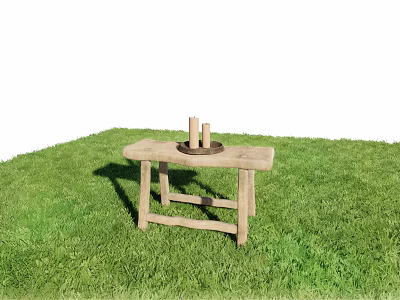 Modern stool bench 3d model Modern stool bench 3d model
