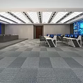 Modern Control Room Interior With Multiple Monitor Screens Workstations And Ergonomic Chairs
