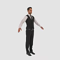 modern man man 3d model