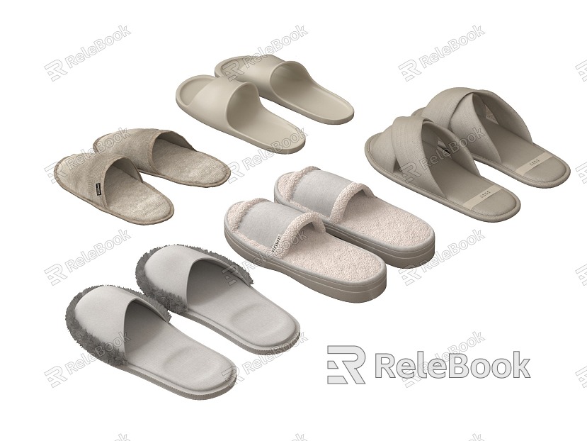 Modern slippers model