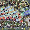 Aerial Planning of Residential Community With Greenery Roads and Facilities
