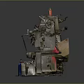 Industrial Metalworking Lathe Machine With Control Panel Chuck And Tool Rest