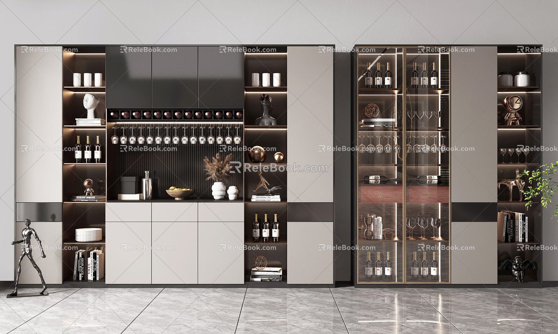 Modern Wine Cabinet model