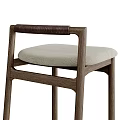 Stylish Wooden Bar Stools With Leather And Fabric Seats Modern Design