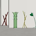 Modern Middle Ancient Floor Lamp 3d model