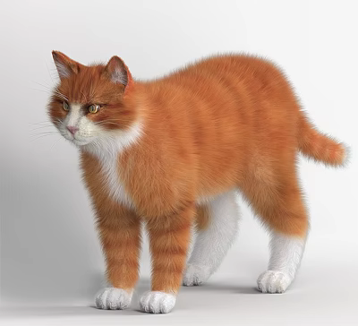 Modern Cat Cat 3d model