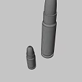 Copper Colored Bullets in Large and Small Sizes for Weapon Ammunition