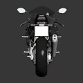 Black Sport Motorcycle With Modern Design Sleek Body Stylish Wheels Exhaust And Reflective Finish