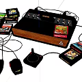 Modern game machine gaming equipment 3d model