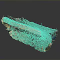 Detailed 3D Terrain Model With Mountain Ridges Vegetation And Realistic Landform Features