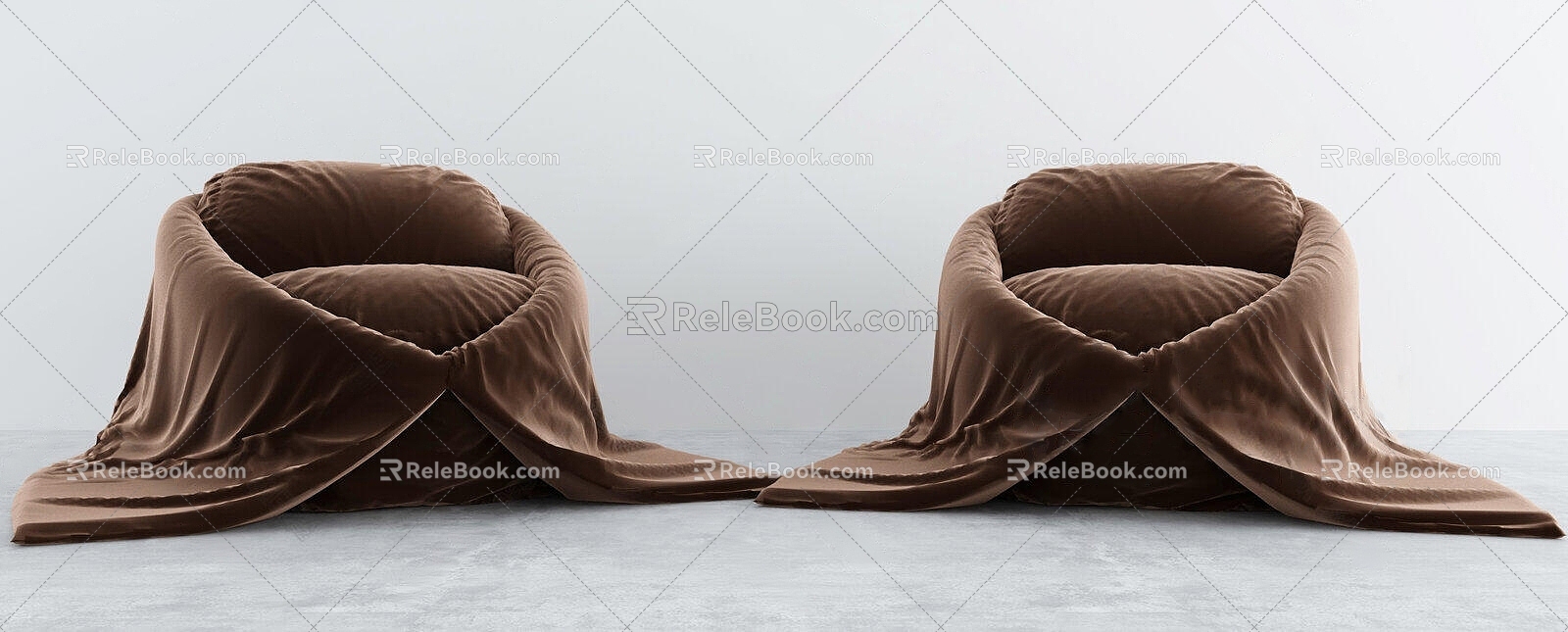 Modern Single Person Sofa 3d Model Download 2014VR1 3d model