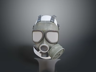 Gas Mask Science Fiction Gas Mask Gas Mask Respirator Breathing Mask Biochemical Mask Science Fiction Mask 3d model