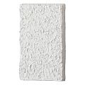 White Textured Wall Surface With Rough Material For Interior Design 3d model